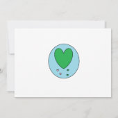 Eco Wedding Kaart (Achterkant)