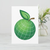 Eco Wereldbol Fruit Green Earth Leaf Sphere Kaart (Staand voorkant)