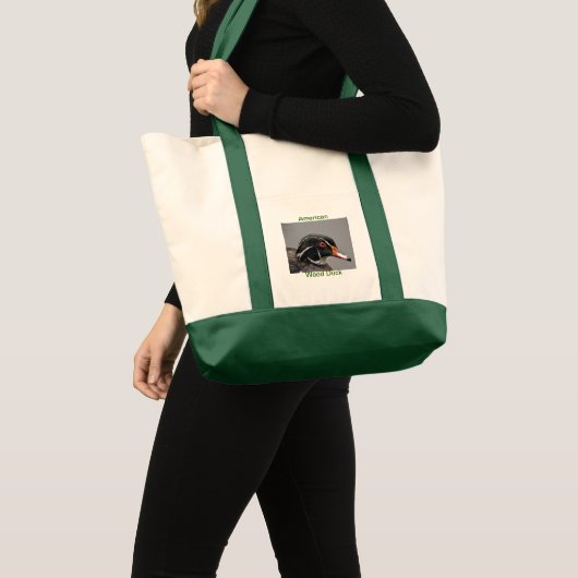 EcoBag: American Wood Duck Tote Bag (Voorkant (product))