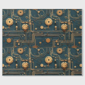 EcoFusion: gerecycled technisch behang Cadeaupapier (Vlak)