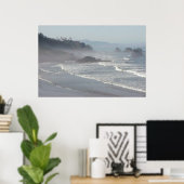 Ecola Beach Uitzicht Poster (Thuiskantoor)
