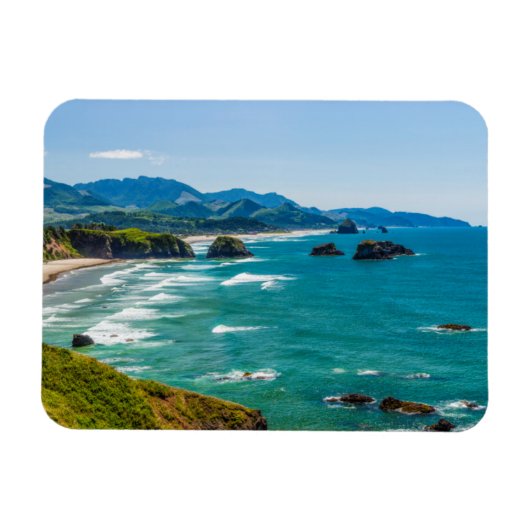 Ecola State Park, Oregon. Panorama of Crescent Magneet (Horizontaal)