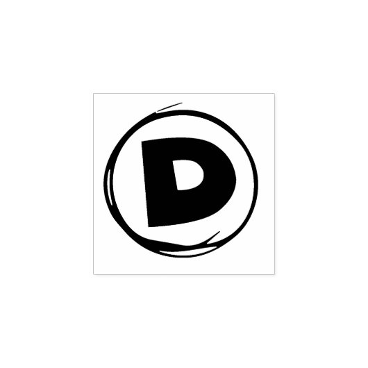 ÉCOLE CLASSEMENT D TAMPON EN CAOUTCHOUC (Impression)