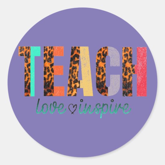 Ecole classique des Stickers Rond (Devant)