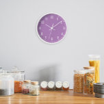 École classique violet<br><div class="desc">Horloge classique, régler les couleurs des lignes et de l'arrière - plan, ainsi que la police.</div>