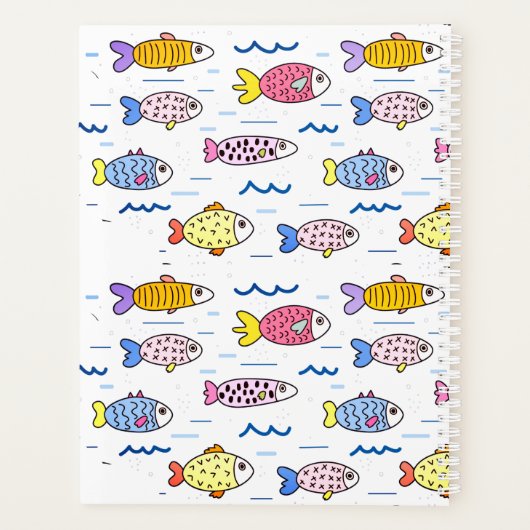 École colorée de poisson (Dos)