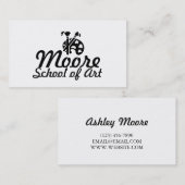 École d'art, Carte de visite (Devant / Derrière)