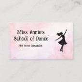 École de Carte de visite de danse (Devant)