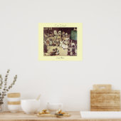 École de chat par Louis Wain Poster Imprimer (Cuisine)