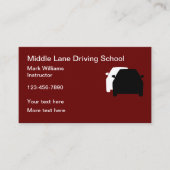 École de conduite Cartes de visite simples (Devant)