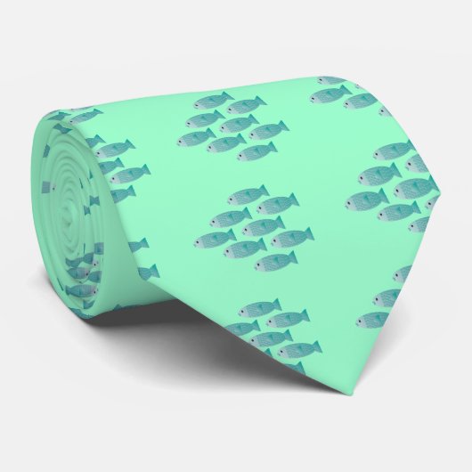 école de cravate de poissons (Roulé)