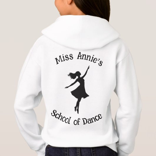 École de danse danseur Silhouette personnalisable (Dos)