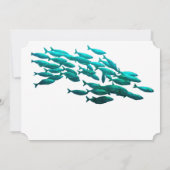 École de Faire-part de mariage de poisson (Dos)