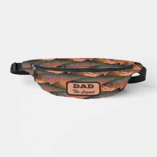 École de la truite arc-en-ciel Motif Papa la légen