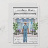 École de médecine - Invitation à l'obtention d'un  (Devant / Derrière)