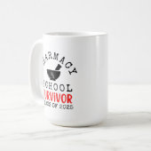 École de pharmacie Survivant Mug Classe de (Devant gauche)