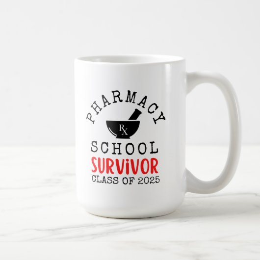 École de pharmacie Survivant Mug Classe de (Droite)