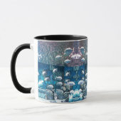 Ecole de Poissons dans Ocean Rocks Mug pour papa (Gauche)