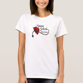 École de Satans pour le T-shirt de filles