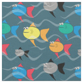 École de tissu de poissons (Fermer)