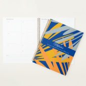 Ecole d'Enseignant Palm Moderne Homeschoor Planner (Devant avec enveloppe)