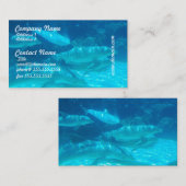 École des cartes de visite de dauphins (Devant / Derrière)