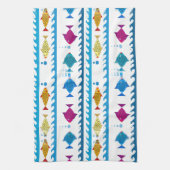 École des poissons sur la serviette de cuisine (Vertical)