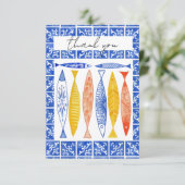 École d'été de la Carte de remerciements du poisso (Debout devant)