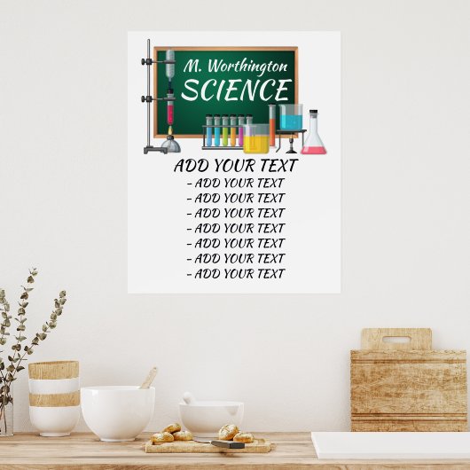 École / Enseignant / Poster en classe (Cuisine)