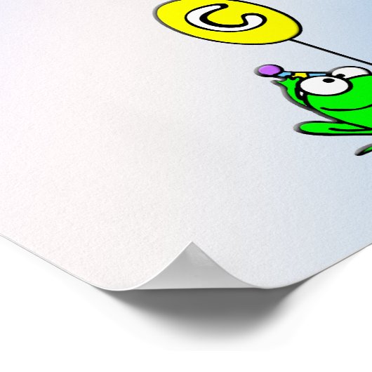 École est Cool - Poster de grenouilles (Coin)