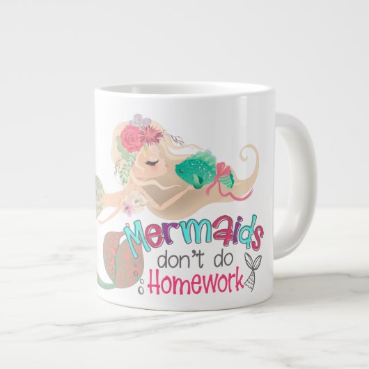 École - Jumbo Mug (Devant droit)