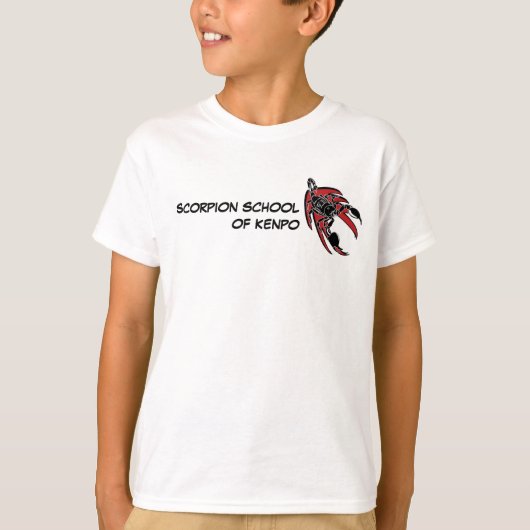 Ecole Kids Scorpion de Kenpo T-Shirt (Devant)