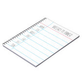 École Salle de classe, Enseignant - Cahier à reliu (Côté gauche)