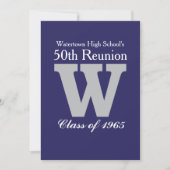 École secondaire de Watertown Rencontre Invitation (Devant)