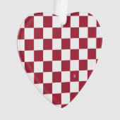 École Spirit Checkerboard INITIALES Red White Team (devant)