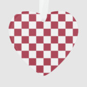 École Spirit Checkerboard INITIALES Red White Team (dos)