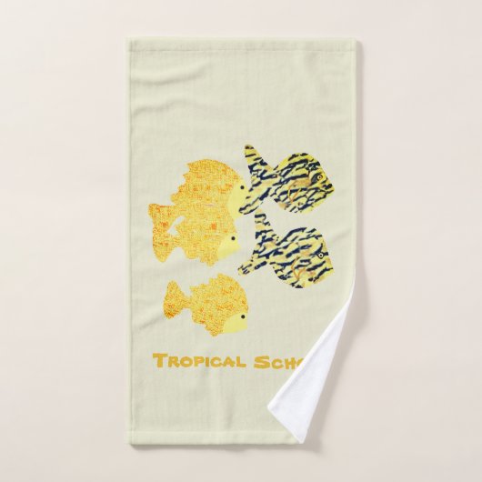 École tropicale (Serviette à main)