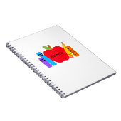 Écoliers NOM Pomme Livres Étudiant Amusement (Côté Droit)