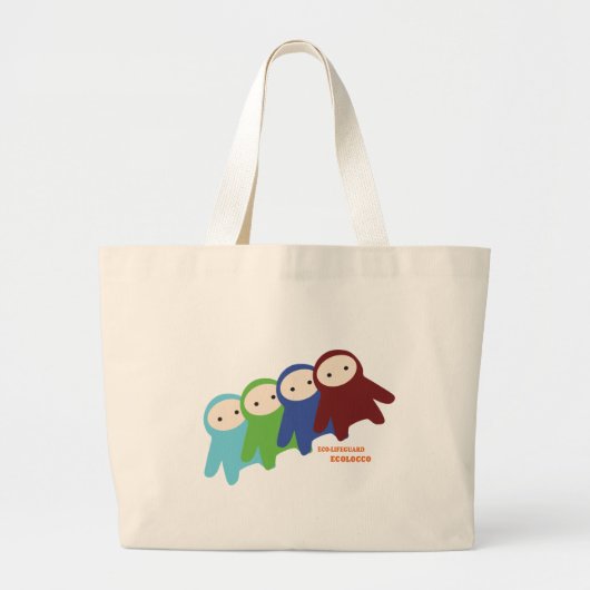 ecolocco-zak grote tote bag (Voorkant)