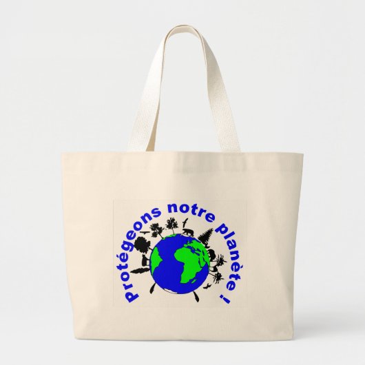 Ecologie Grote Tote Bag (Voorkant)