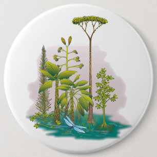 Ecologie : plant een boom - ronde button 6,0 cm