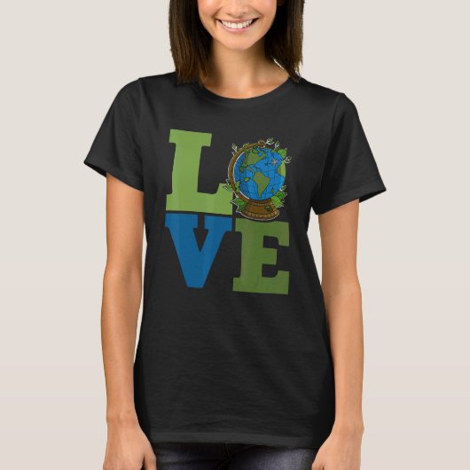 Ecologist environmental protection animals plants t-shirt (Voorkant)
