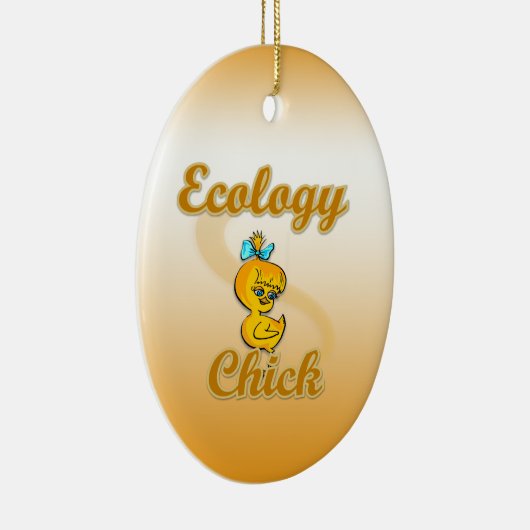 Ecology Chick Keramisch Ornament (Rechts)