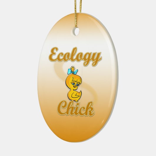 Ecology Chick Keramisch Ornament (Links)
