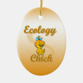Ecology Chick Keramisch Ornament (Voorkant)
