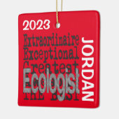 Ecoloog Buitengewoon DOUANE Keramisch Ornament (Links)