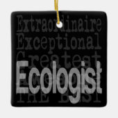 Ecoloog Extraordinaire Keramisch Ornament (Voorkant)