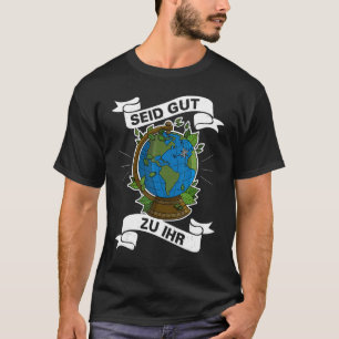 Ecoloog milieubescherming dieren planten t-shirt