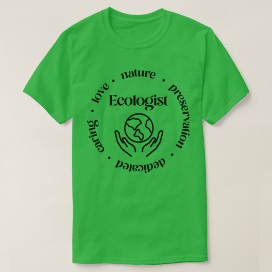 Ecoloog T-shirt (Design voorkant)