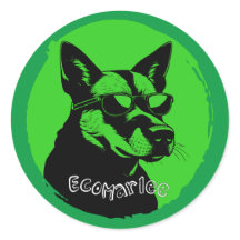 EcoMarlee mascotte sticker